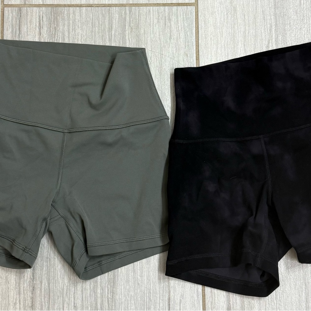 Women's Sage and Marble Shorts